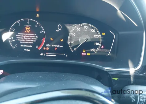 2022 Honda Civic Ex-L from USA, damaged, VIN 19XFL1H75NE001703